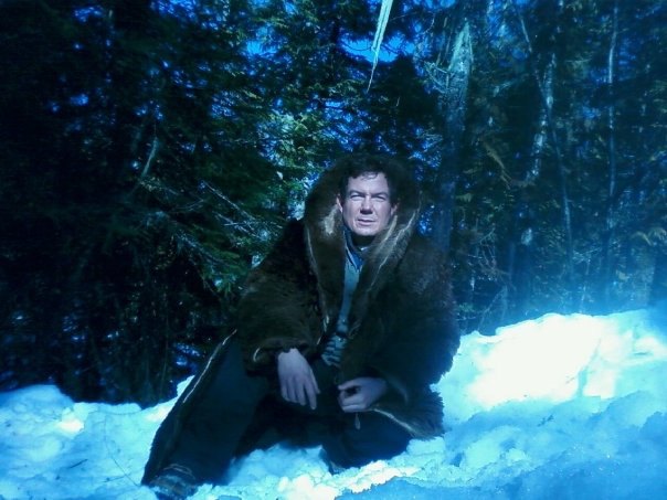 Terry L. Fossum on a subzero solo snowshoe expedition in the Cascade Range